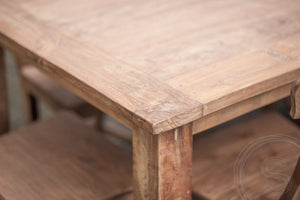Teak table 260 x 100 rustic
