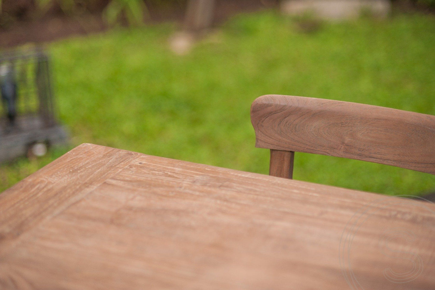 Teak table 260 x 100 rustic