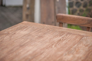 Teak table 260 x 100 rustic