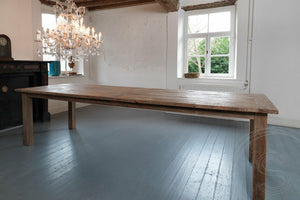 Teak table 260 x 100 rustic
