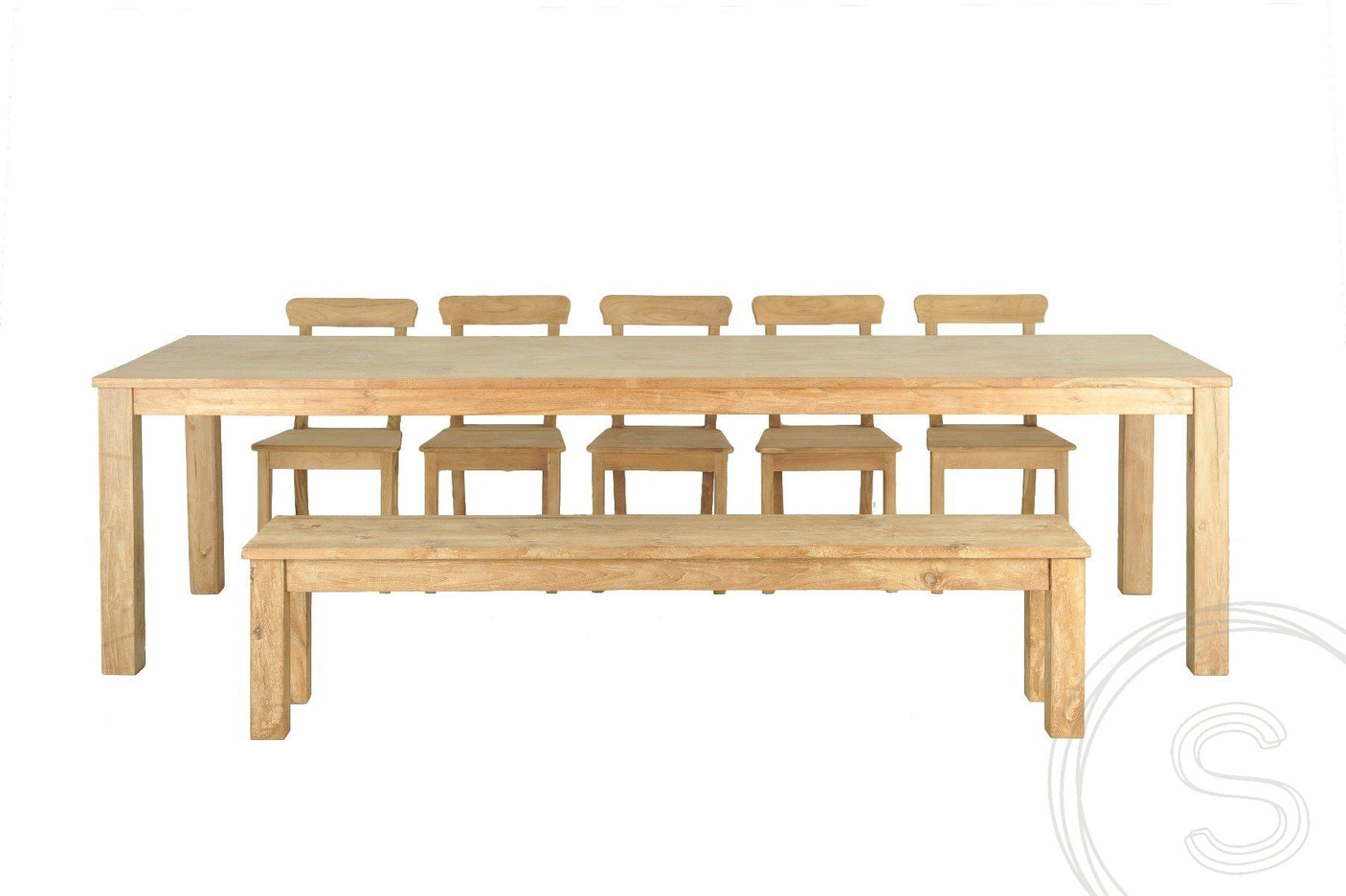 Teak table 300 x 100