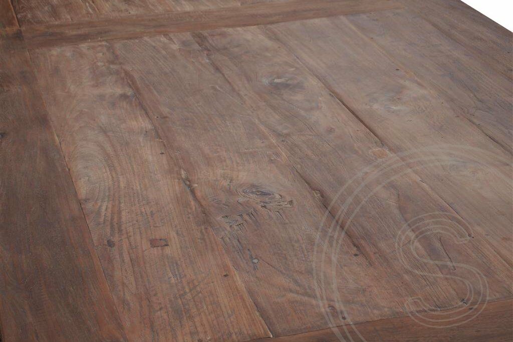 Teak tafel 320 x 120 oud hout - Souren Meubels