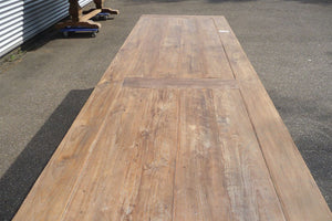Teak table 400x100 cm rustic