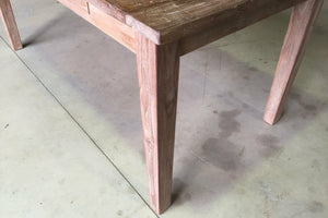 teak tafel met lades 180x90cm oud hout