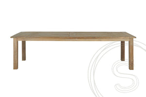 Teak table 260 x 100 rustic