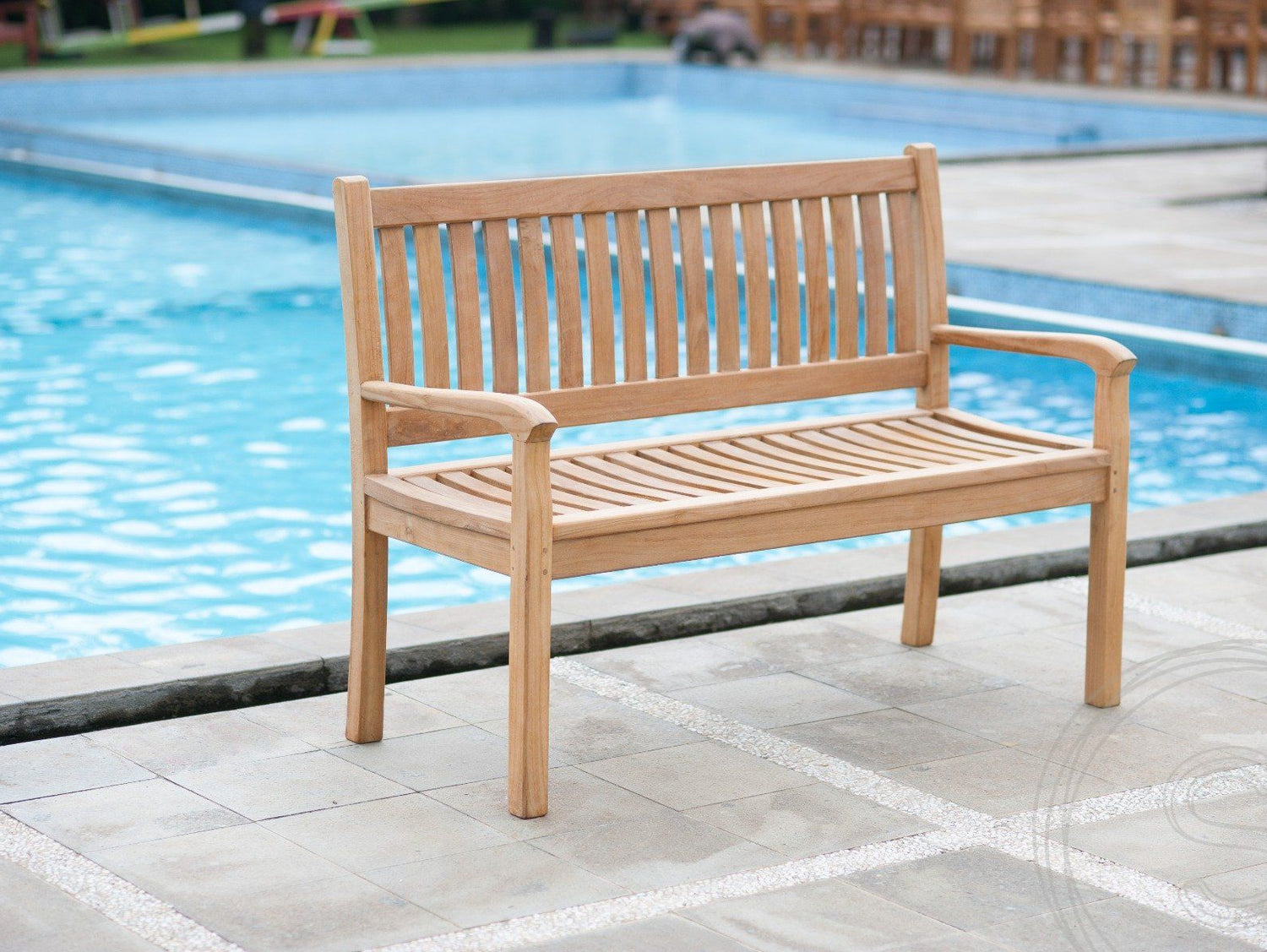 Teak garden bench 130 cm Beaufort