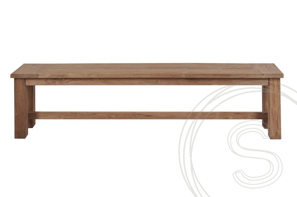 Teak garden bench 140cm