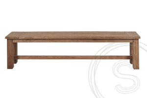 Teak garden bench 140cm