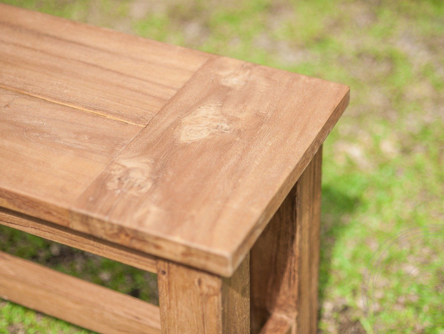 Teak garden bench 140cm