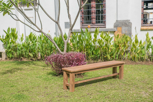 Teak garden table 160x90cm + 4 beaufort chairs + bench
