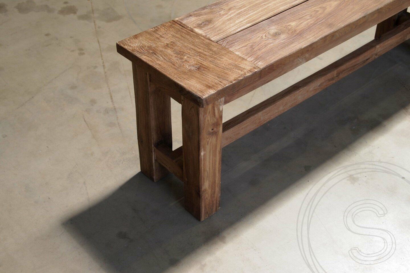 Teak garden bench 280cm