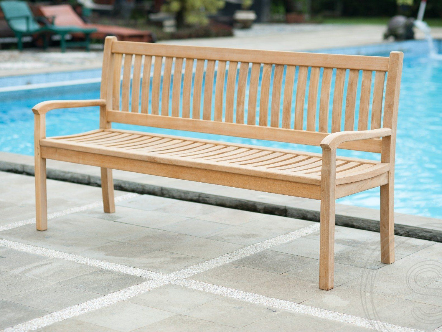 Teak garden bench 180 cm Beaufort