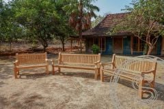 Teak garden bench 130cm Mammoth