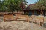 Teak garden bench 130cm Mammoth