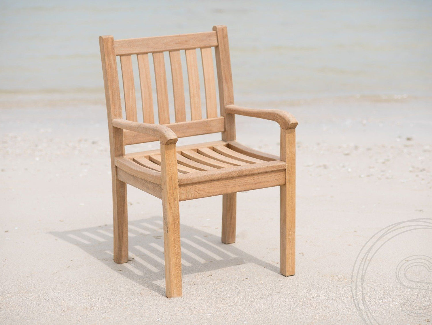 Teak garden table 240x100cm + 8 beaufort chairs