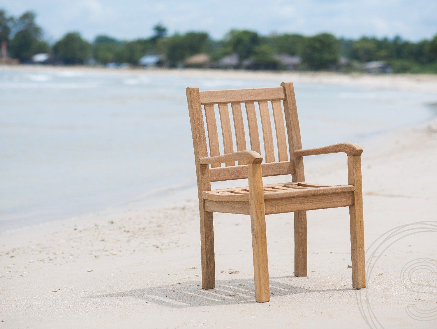 Teak garden table 240x100cm + 8 beaufort chairs