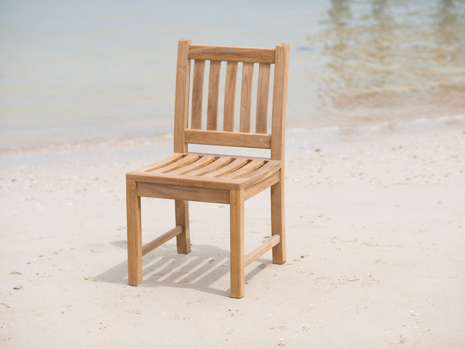 Teak tuinstoel Beaufort zonder armleuning - Souren Meubels