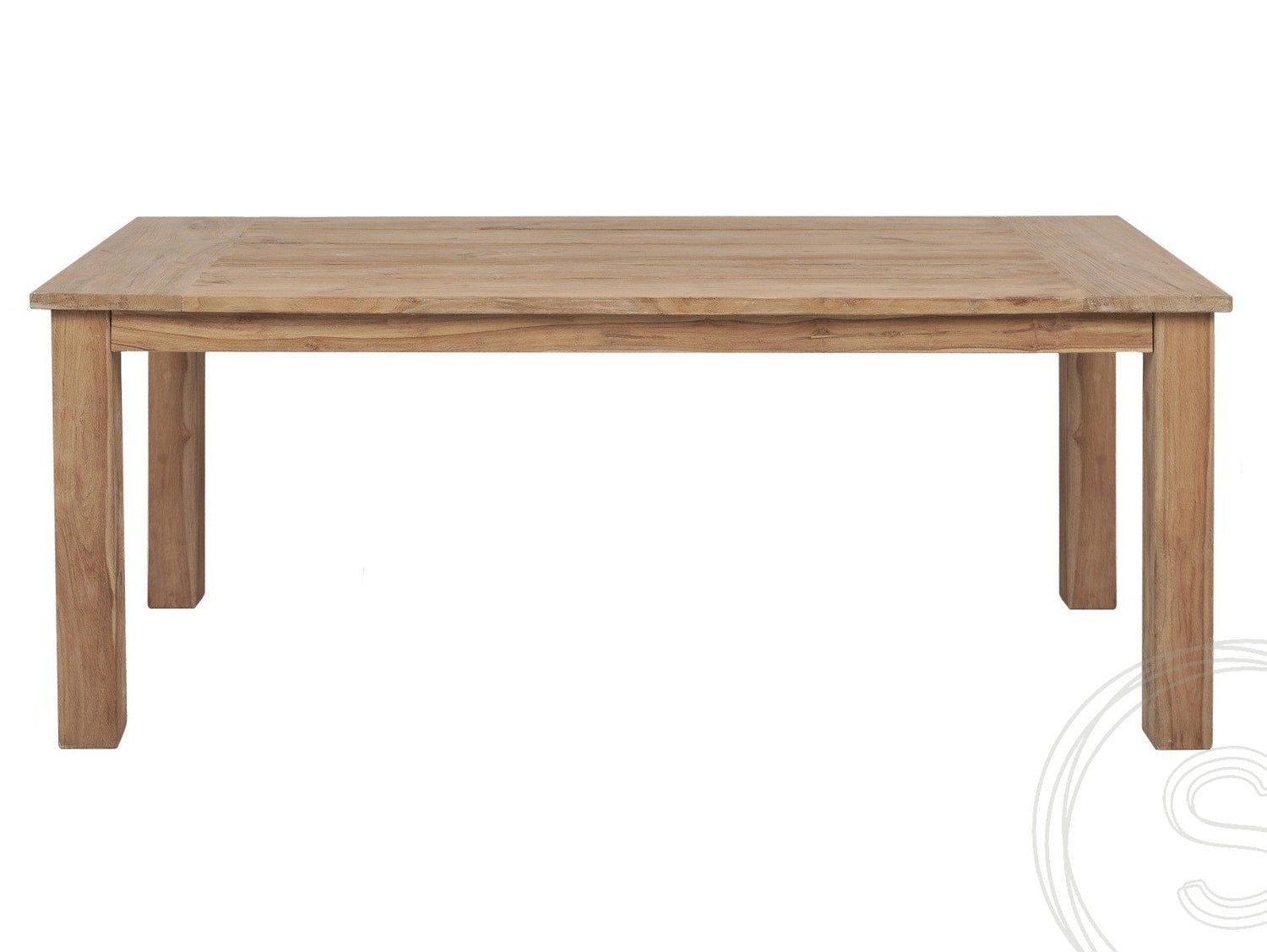 Teak garden table 180x90 cm