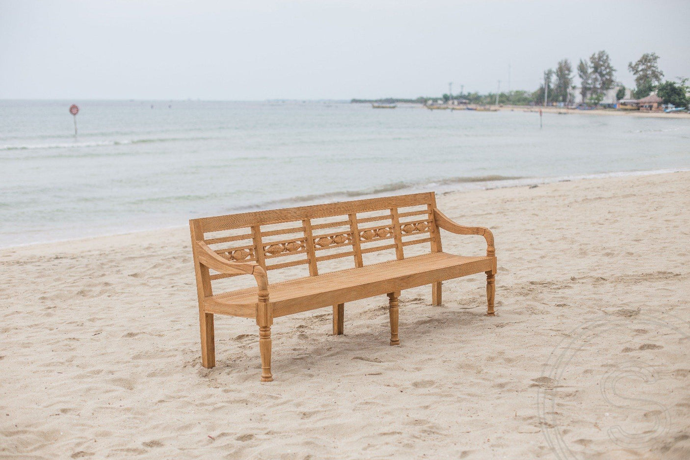 Teak garden bench 240cm FISH