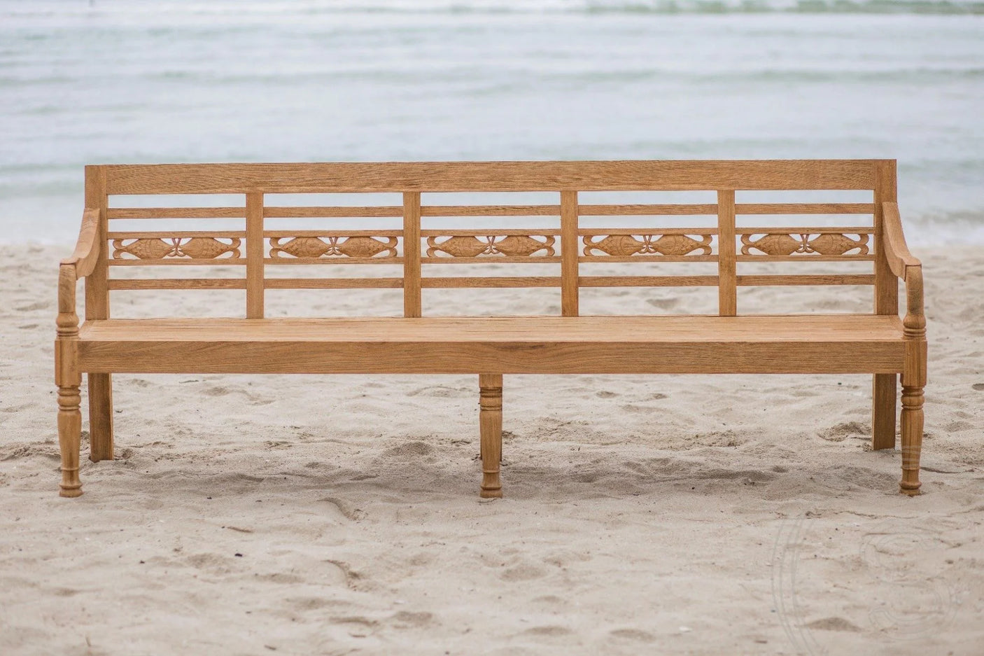 Teak garden bench 240cm FISH