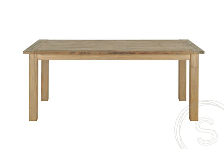 Teak tafel 220 x 100 oud hout - Souren Meubels