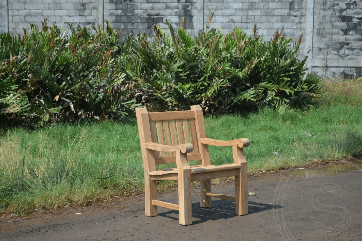 Teak garden table mammoth 300cm + 8 garden chairs mammoth
